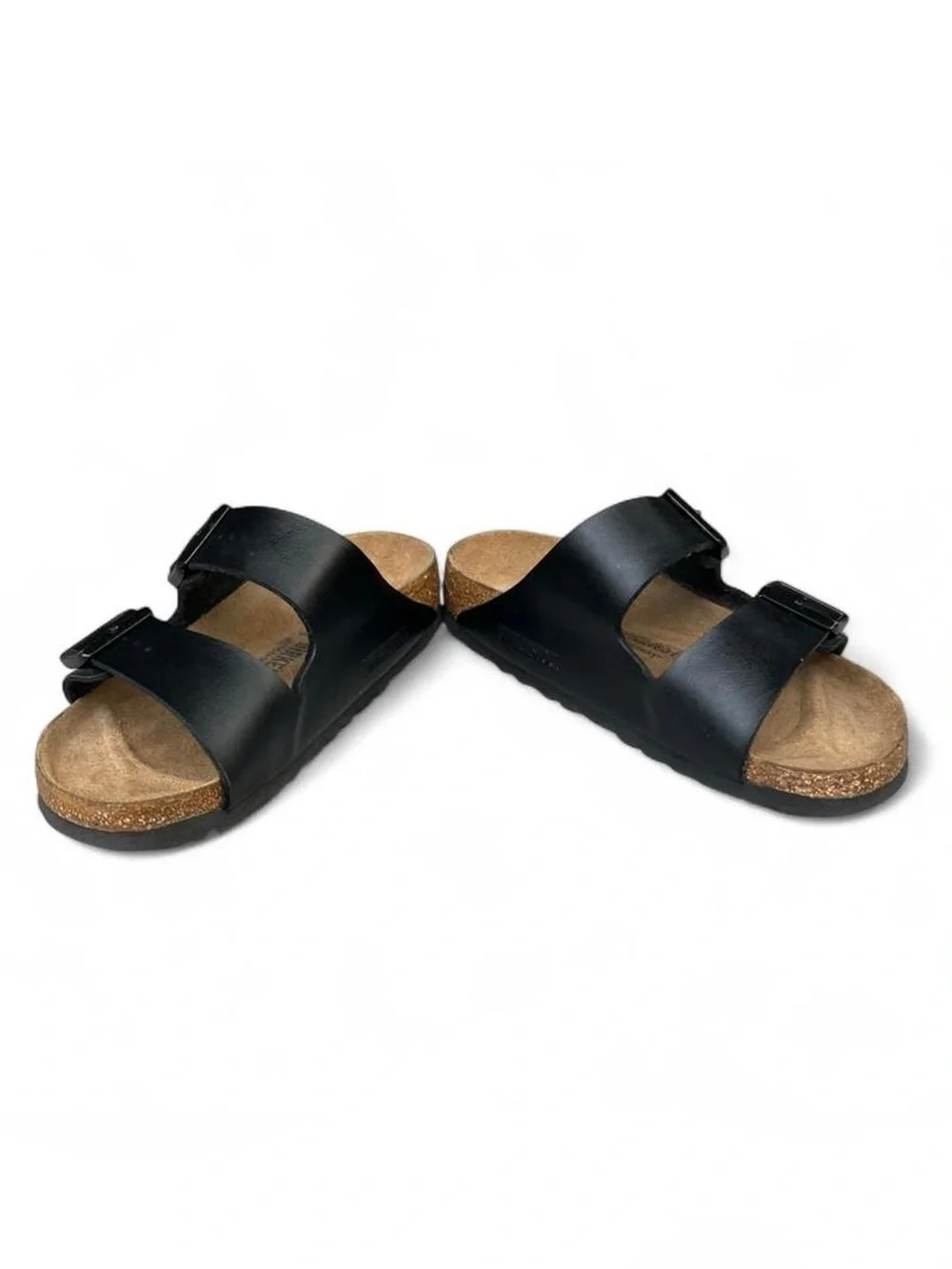 Birkenstock Arizona Black Birko-Flor Sandals EU 37 US Women's 6 Narrow - Picture 6 of 8